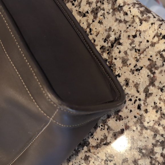 Vintage COACH Grey Shoulder Bag - Picture 9 of 10